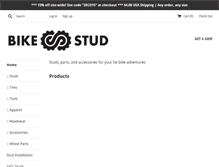 Tablet Screenshot of bikestud.com